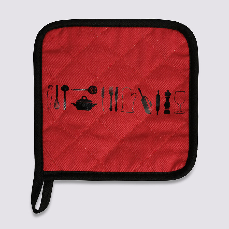 Manique en néoprène, rouge