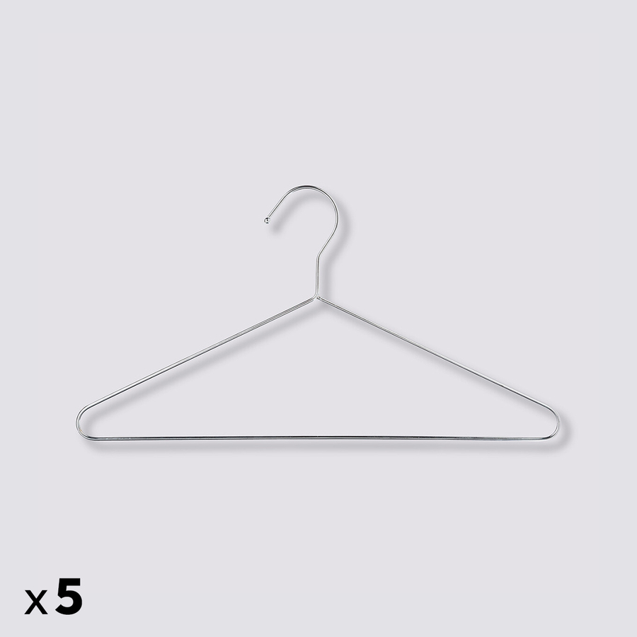 Lot de 5 cintres en métal Hang'up
