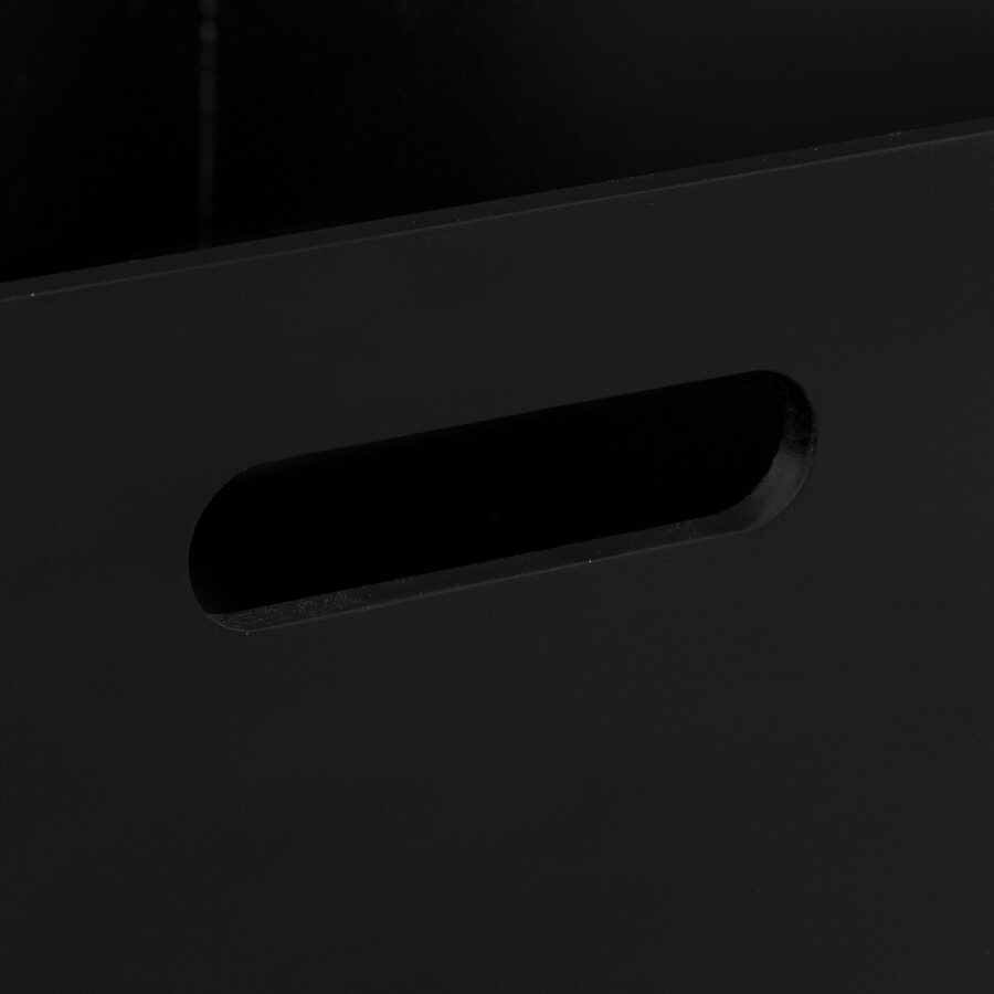 Corbeille bambou, noir Bava