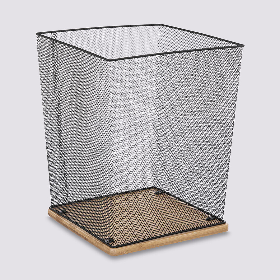 Corbeille bambou, noir Mayaj