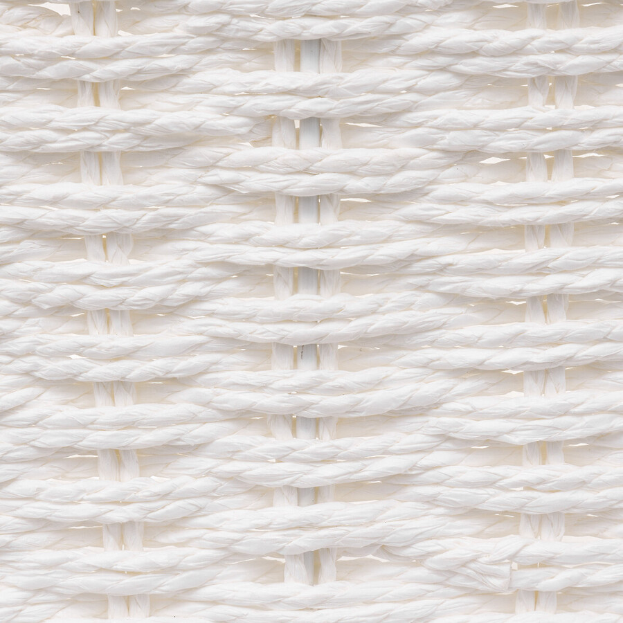 Panier vannerie 31x15cm, blanc Mix'n modul