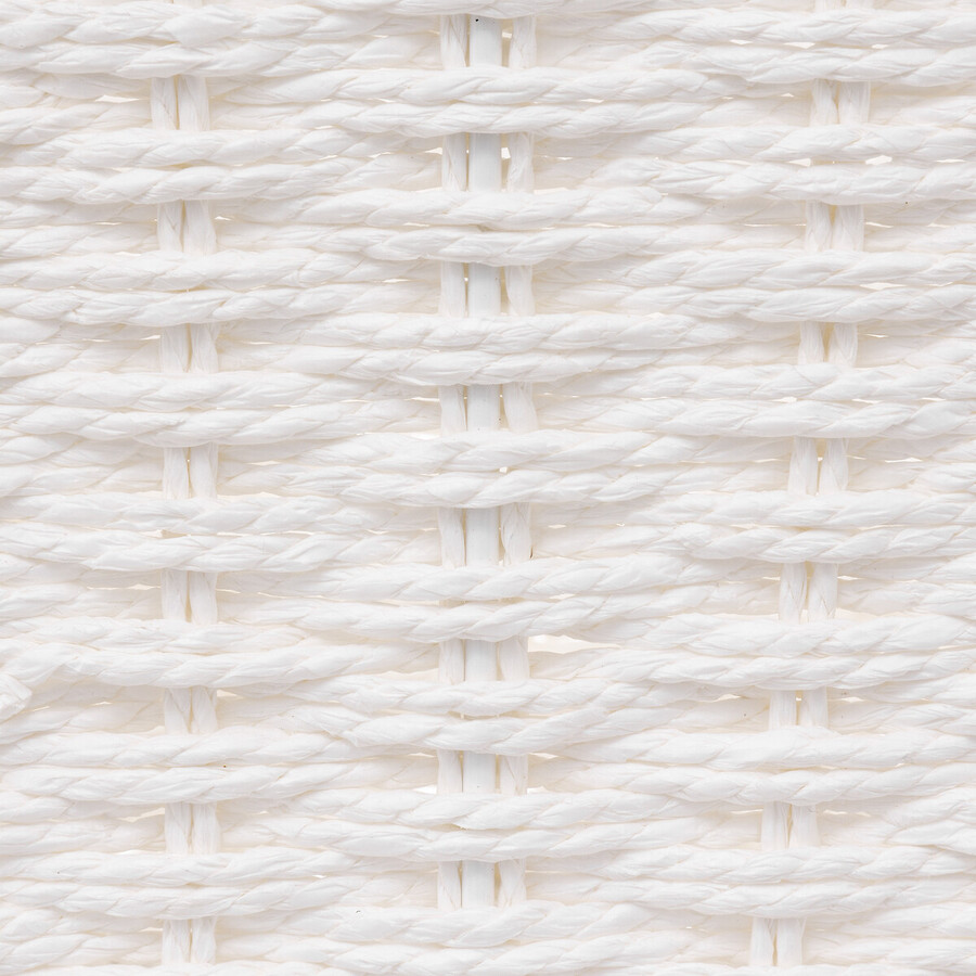 Panier vannerie 15x31cm, blanc Mix'n modul