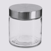 Bocal verre couvercle inox 0,75l Nixo