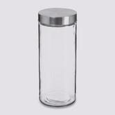 Bocal verre couvercle inox 2l Nixo