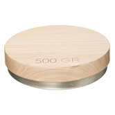 Boîte à café métal 500g, blanc Scandi nature