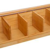 Boîte à thé 5 compartiments Bambou