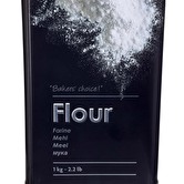 Boîte à farine 1kg métal, noir Black edition
