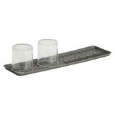 Tapis de vaisselle avec rebords 10x40cm 