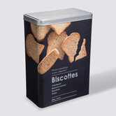 Boîte biscotte métall, noir Black edition