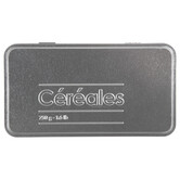 Boîte à céréales 750g métal, noir Black edition