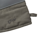 Gant de cuisine silicone et coton, gris