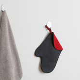 Gant de cuisine néopréne -noir, rouge 