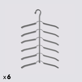 Lot de 6 cintres chemises en métal Hang'up+