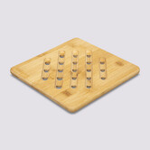 Dessous de plat carré 20 cm Bambou