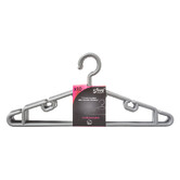 Lot de 10 cintres en plastique, gris Hang'up