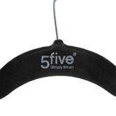 Lot de 2 cintres pantalon en feutrine, noir Hang'pant