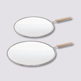 2 couvercles anti-projection, 25/28 cm