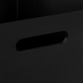 Corbeille bambou, noir Bava