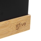 Corbeille bambou, noir Bava