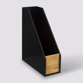 Range-revues bambou, noir Bava