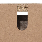 Caisson 6 tiroirs, effet bois naturel 