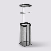 Dérouleur avec réserve et support, métal noir Mayaj