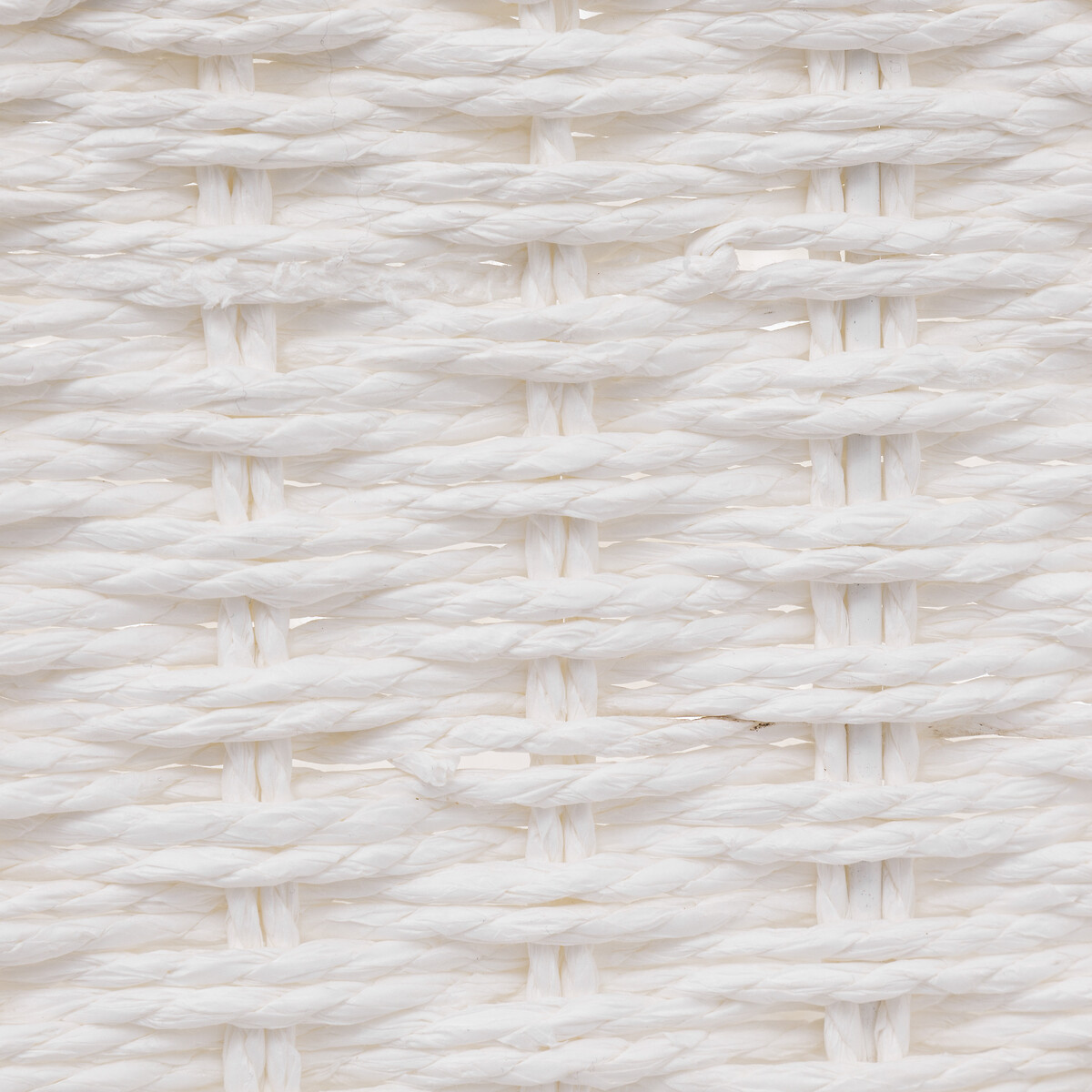 4 paniers de rangement, blanc Vannerie