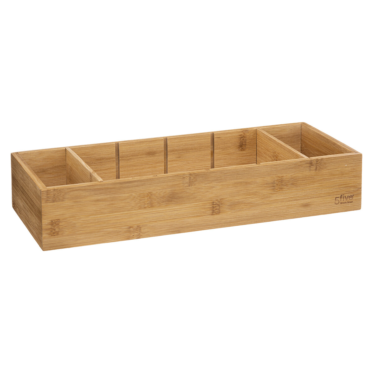 Organiseur modulable 3 bacs, 38x15cm Tidy smart bambou