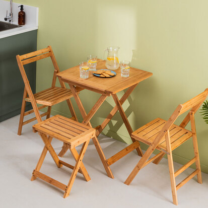 Tabouret pliant Bambou