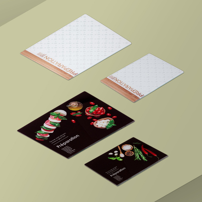 Planche à découper 40x30cm, verre Scandi nature