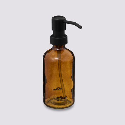 Distributeur de savon 250ml, marron 
