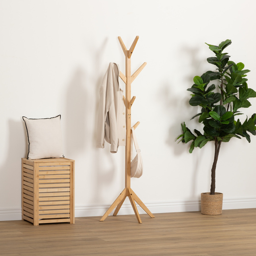 Porte-manteaux 8 crochets Blackbamboo