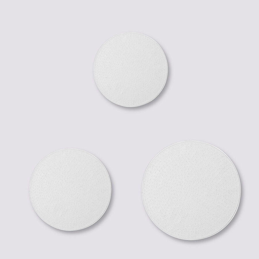 3 films alimentaires ronds réutilisables 