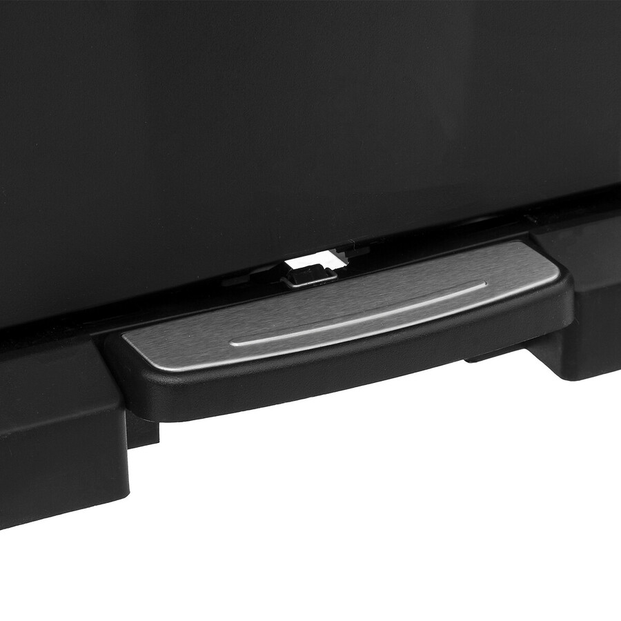 Poubelle de tri sélectif en métal 20+14l, inox 