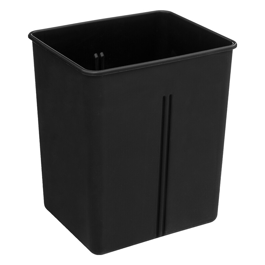 Poubelle de tri sélectif en métal 20+14l, inox 