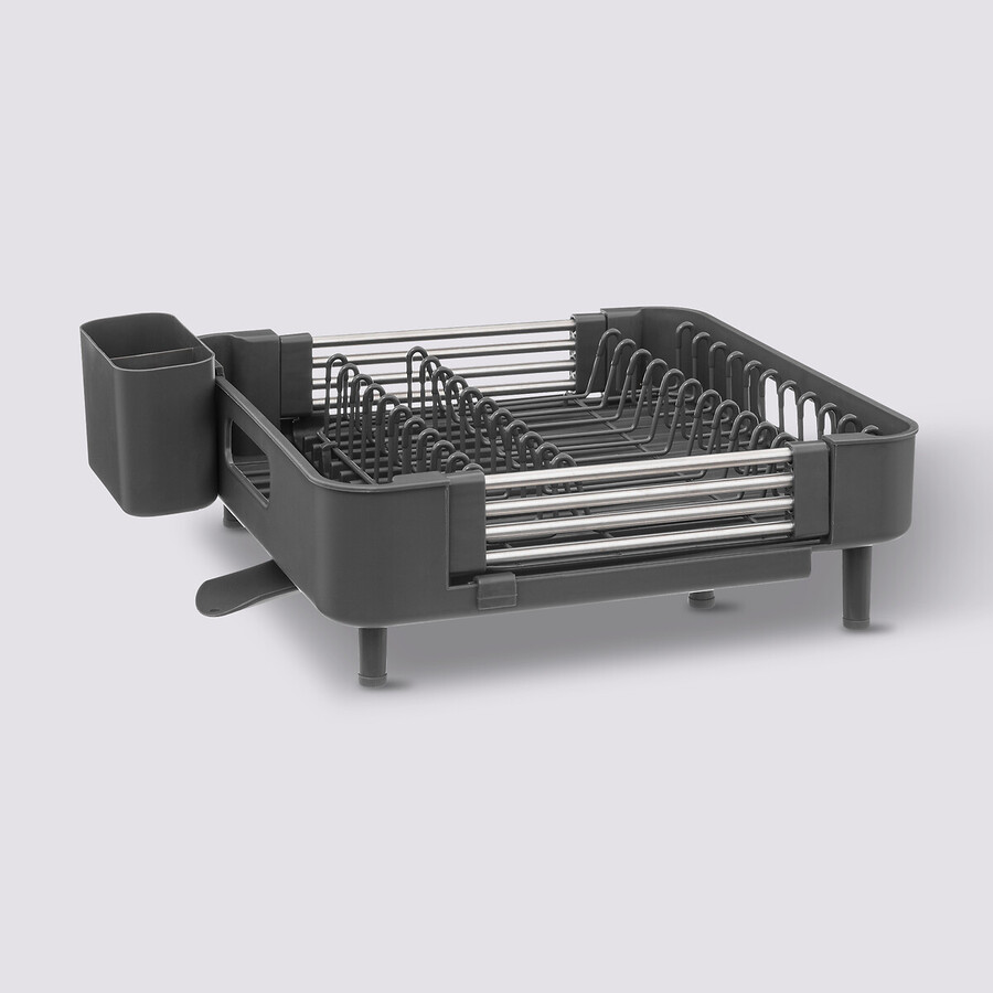 Égouttoir extensible 12 assiettes, gris Etira