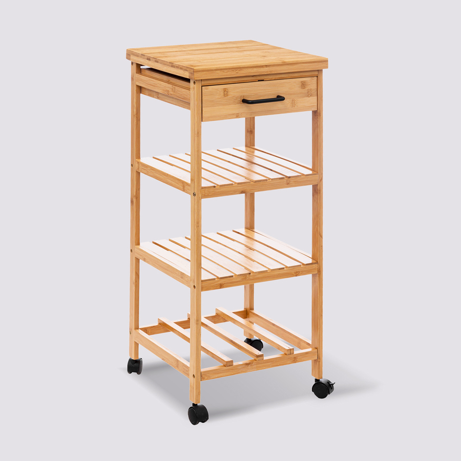 Desserte 3 niveaux moyen modèle, bambou Linha