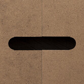 Commode 5 tiroirs, effet bois naturel Dolo