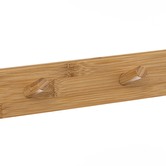 Vestiaire penderie 2 niveaux, bambou Jano