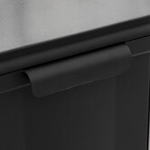 Poubelle de tri sélectif en métal 20+14l, inox 