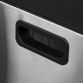 Poubelle de tri sélectif en métal 20+14l, inox 