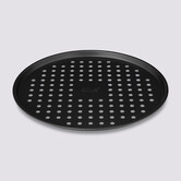 Plaque à pizza métal perforé, 33 cm 