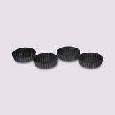 4 moules perforés à tartelettes, 10cm 