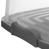 Boîte à gateau carré 33x36cm, plastique 