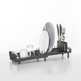 Égouttoir extensible 9 assiettes, gris Etira