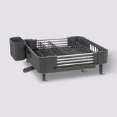 Égouttoir extensible 12 assiettes, gris Etira