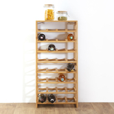 Rangement 32 bouteilles, bambou Linha