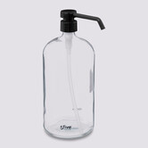 Distributeur de savon 1l, transparent 