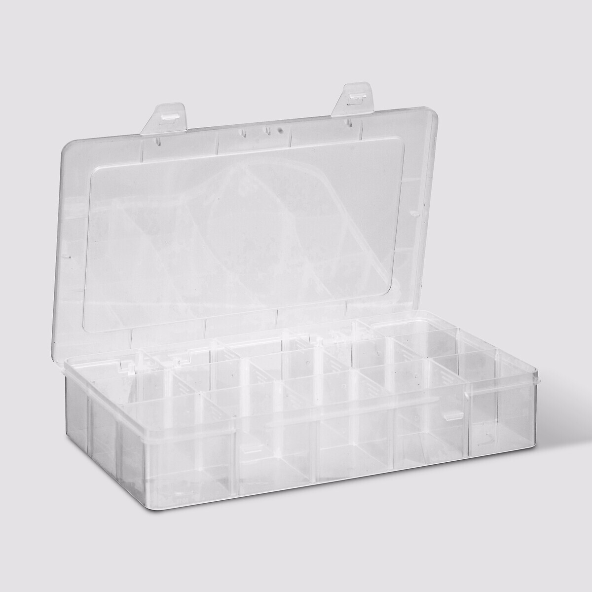 Boîte en plastique compartimentée, grand format Tide'n small