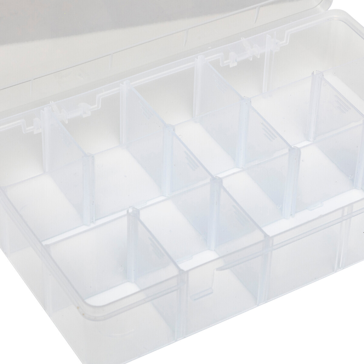 Boîte en plastique compartimentée, grand format Tide'n small